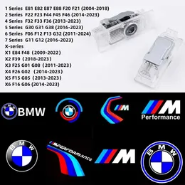 Bilklistermärken LED CAR HD Dörr Välkommen Ghost Shadow Light för BMW 1 2 3 4 5 6 7 Z X Series Z4 G11 G30 X1 F48 X2 F39 X3 G01 X4 G02 X5 G05 X6 G06 T240513