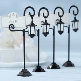 Favor de festas 12pcs Design exclusivo Bourbon Street "Streetlight Place Holder/Nome titulars Decoração Favors Drop