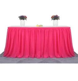 Skirt da tavolo 183 x 77 cm TUTU TULLE Table stoffa Farembre festa per baby shower decorazioni per la casa abbraccio 2801323