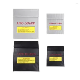 Förvaringspåsar stor kapacitet bärbar brandsäker vattentät högkvalitativ RC LIPO Safety Bag Guard Charge Sack 18x23cm 30x23cm