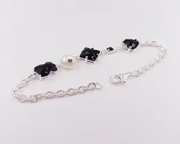 Memnon Authentic 925 braccialetti in argento sterling pulsera erma de plata si adatta al regalo in stile gioiello orso europeo 5136315204086531