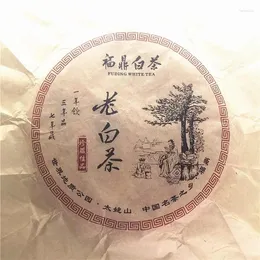 Şişeler Çin çay seti fuding laotian beyaz 350g kek kağıt torba yeşil geri dönüştürülebilir pamuk ambalaj damla