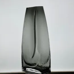 Vazolar Nordic Style Minimalist Şeffaf Ikebana Modern Sanat Tasarımı Japon Hydroponic Jarrones Dekorasyon Evi WZ50HP