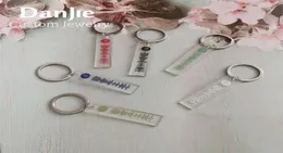 Personalisierte Acrylmusik Spotify Code Keychain Frauen Männer benutzerdefinierte Strip Song Singer Code Lover Paare Schlüsseltürringgeschenke 2205167602988