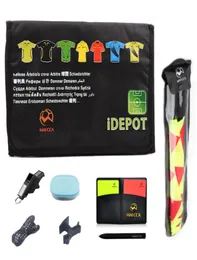 Maicca Football Referee Bag mit Whistle Cards Coin Barometer Professioneller Fußball -Brieftasche für Schiedsrichter Sport Whole1171527