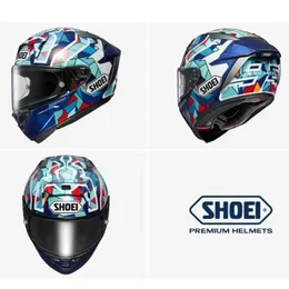 Shoei Smart Helmet Original Japanese Japanese MotorCycle Racing Track Full Fut for Men and Women hela säsongen Anti dimma