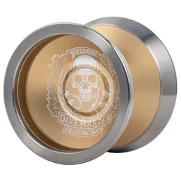 Yoyo Yozean YoYo Professional Unresponsive Yoyo Divemaster Legendary 7075 Aluminum Titanium Ring Yoyo Toy (1A 3A 5A)