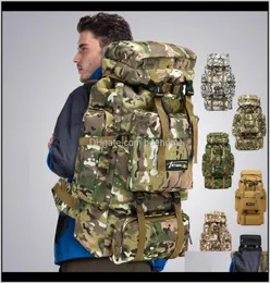 Outdoors Drop Delivery 2021 Extra Large Capacity Outdoor Trekking Backpack Military Army Tactical Sports Travel Rucksacks Campin9242037