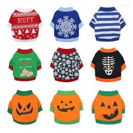 Hundebekleidung Kleidung für kleine Hunde Haustier Hoodies Halloween Weihnachtskatze Welmheime Hemd Hundebaby Kleidung Chihuahua Kostüm Gegenstände