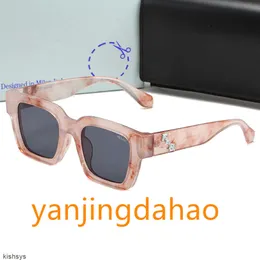 المصمم الفاخر نظارة شمسية الرجال نساء نظارة شمسية كلاسيكية العلامة التجارية الفاخرة الأزياء الأزياء UV400 مع مربع الرجع