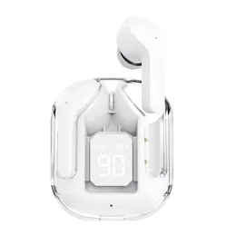 NOWOŚĆ In Ear True Wireless TWS Bluetooth Słuchawki Digital Display Stereo 5.3 Przezroczyste gry sportowe