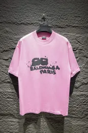 Koszulka damska damska koszulka damska designerska koszulka T-shirt BA BA Krótkie rękawe T-shirt pullover czysty bawełniany luźny mody mężczyźni i kobiety t-shirty krótkie rękaw