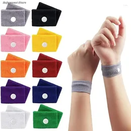 Wrist Support 1pair X Anti Motion Sickness Guard Pregnancy Antiemetic Wristband Suitable For Vehicles Ships And Airplanes