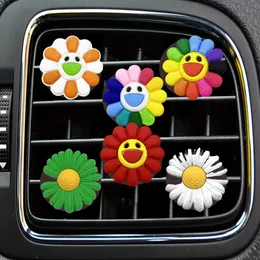 Auto Lufterfrischer Sonnenblume 30 Cartoon Vent Clip -Auslass -Clips Conditioner Conditioning Diffusor Drop Lieferung OTK8V