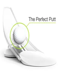 Basınçlı Putt Trainer Golf Puting Aid Dole Putt Putt Uygulama Eğitimi Mükemmel Golf Puting6843354