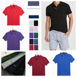 Herren T -Shirts Polos Sommer kleines Pferd Krokodil Stickerei