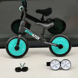 Passeggini# 2-in-1 bilancia bici per bambini non pedale scooter da 1-3 a bambini baby walker di 6 anni baby triciclo a doppio uso della carriera che cavalcano i giocattoli T240509