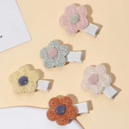 ヘアアクセサリー1pcs/set baby bows hair clips hair accessories for Girls Cartoon Flower Hairpin Headdress Kids HairPins Birthday Gifths