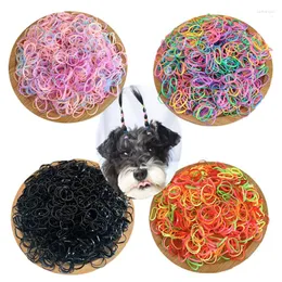 Dog Apparel 850pcs/Lot Pet Hair Rubber лента высокая эластичность аксессуаров кошек