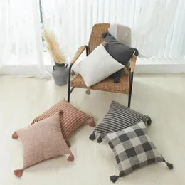 Poduszka prosta okładka 45 Poduszki dekoracyjne Super miękkie poduszki do sofy Nordic Decor Decor Decor salon Cojines Decorativos