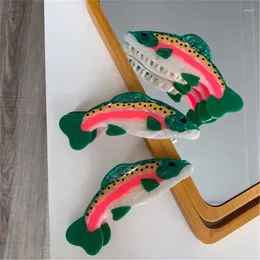 Hair Clips Cartoon Fish Claw Catch Large Unique Barrettes Ornaments