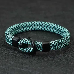 Cazibe bilezikleri Noter benzersiz erkekler ip bileziği çift katman sörf braclet homme aksesuarları şanslı fabic braslet erkek arkadaşı hediye pulsera roja joyas y240510