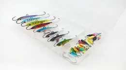 26 Pcs Lure Kit with Boxes Fishing Lure Winter Ice Hard Bait Minnow Pesca Tackle Isca Artificial Bait Crankbait Swimbait15582361918225