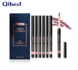 Qi New Lip Liner Pen 12 ColorsSet 방수 전문 립 라이너 메이크업 방수 립 라이너 Pencil8074681