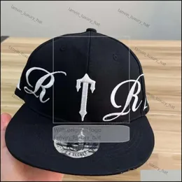 2024 Neuer heißer Verkauf Gecher Brim Hats Luxus hochwertiger Trapstar London Hat Limited Edition Sticked Baseball Cap Ball Caps Rapper Street Pop Snapback 8c3e