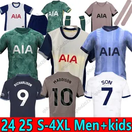 S-4XL 24 25 RICHARLISON SON TOTTEN KANE Soccer Jerseys 2025 2024 MADDISON HAM KULUSEVSKI HOJBJERG PERISIC LLORS ROMERO LUCAS Fans player men kit football shirts