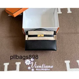 Designer Handtasche Kilys Echtes Leder 7A Bag Mini Generation 22 cm Pochette Schwarz Noir Epsom Cowhide Gold Schnalle