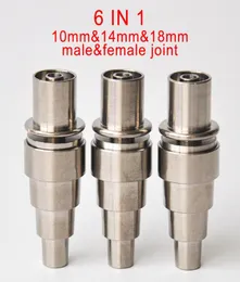 GR2 Titanium Domeless Enail Nail Hand Tools för 158mm spole med 101418mm Malefemale justerbar6453349
