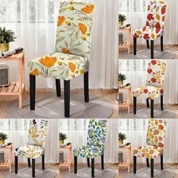Chair Covers Pastoral Style Anti-fouling Kitchen Dining Cushion Washable Spandex Couch Home Decor Fundas Para Sillas