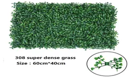 Süper yoğun 308 çim duvar 40cm60cm yapay çiçek duvar yeşil plastik çim mat düğün arka plan yol kurşun pazar dekorasyonu9800711