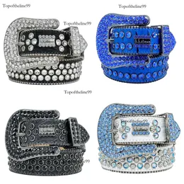 Män kvinnor bb Simon designer bälte retro nålspänne bälten diamant originalutgåva