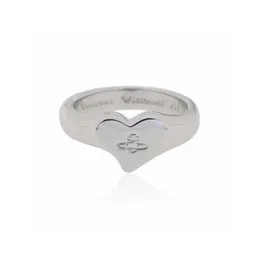 Brand Westwoods Design minimalista Mini Saturno Love Ring Index femmina versatile dita di fascia alta Finger di fascia alta