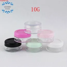 10g de jarra de cream de plástico vazio, 10cc Eye / Lip Amost Trial Packaging Bottle Makeup Sub-atleta (100 PC / lote) Alto Quatiy OpoBM VMKSS