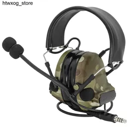 Fones de ouvido fones de ouvido tciheadset fone de ouvido tático COMTAC II Airsoft Headset Militares Redução de fones de ouvido caçando proteção auditiva Protecti