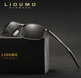 LIOUMO Brand Design Neue Luftfahrt Männliche Sonnenbrille Polarisierte Brille Männer Frauen Sonnenbrillen HD Fahrspiegel Brille 3616923