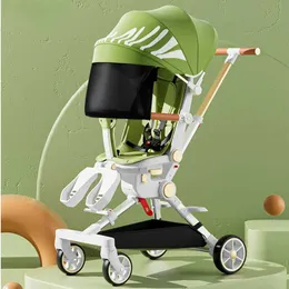 Carrinhos# novo carrinho de bebê leve, carruagem portátil de verão portátil Four Wheels Stroller With Selshade Travel Baby H240514
