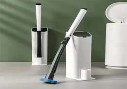 SDARISB engångs toalettwand rengöringsborste toalettborstehållare med rengöringssystem för badrum toalett och kök ren 2009239358278