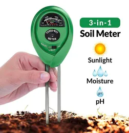3 I 1 Soil Water Moisture Light pH Meter Tester Digital Analyzer Test Detector for Garden Plant Flower Hydroponic Garden Tools5831880