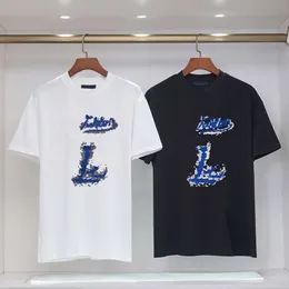 Летняя хлопчатобумажная футболка дизайнер футболка для футболки с футболками с короткими рукавами