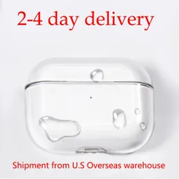 För AirPods Pro 2 Airpod Earpenones 3 Solid Silicone Cute Protective Headphone Cover Apple Wireless Charging Box Stuffsäkert 3: a fallet