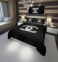 3D -дизайнерские постельные принадлежности наборы King Size Luxury Quilt Cover Caillow Case Qu0een размером с приваленной крышки дизайнерские утечки наборы утечек HBRE3352596
