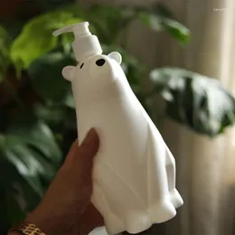 Liquid Soap Dispenser -Polar Bear Shower Gel Shampoo Container Lotion Dispensing Bottle Detergent Storage Household