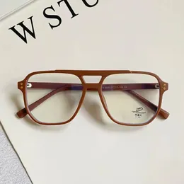 Szklanki komputerowe Trendy kwadratowe okulary retro przeciwblose światło oka odkształcenie Stylowe Stylowe krótkowzroczność 240507