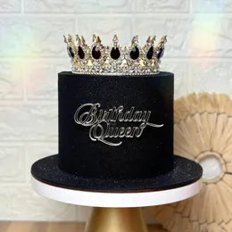Clip per capelli all'ingrosso Crystal Crystal Chiesa Pageant Full Round Circle King Corone per decorazione per torta