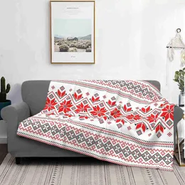 Cobertores wellsprin alatyr etno ucraniano padrão tradicional símbolo eslavo 2 Four Seasons confortável e quente arremesso de arremesso maciço