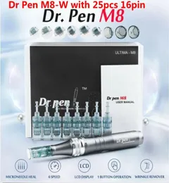Dermapen wireless per microneeedle automatico professionale Dermapen Dr Pen M8-W con cartuccia da 16 pin a cartuccia cutanea MTS Anti Spot6845482